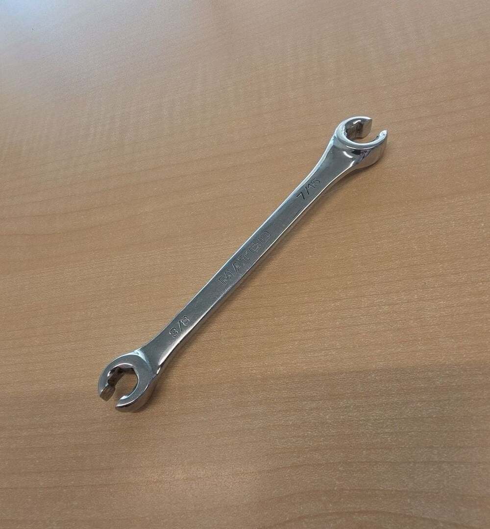 MATCO TOOLS RF12146G SAE 3/8" x 7/16" Flare Nut High Polish Chrome Plated Wrench